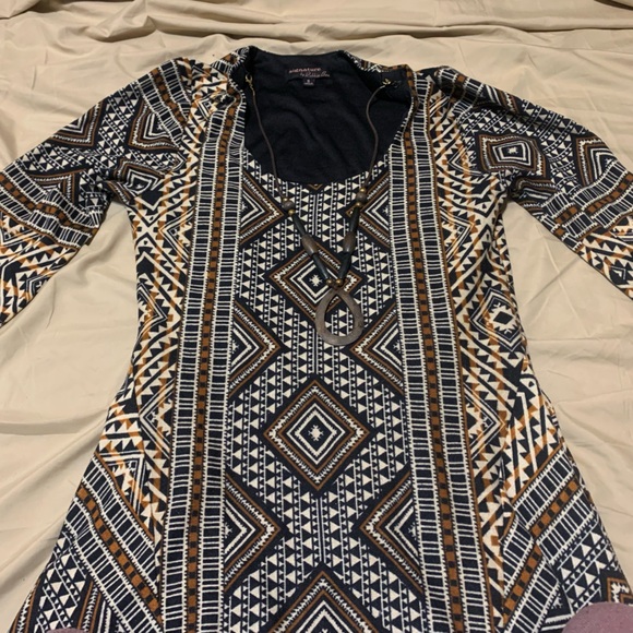 Robbie Bee Aztec Print Dress - Picture 6 of 14